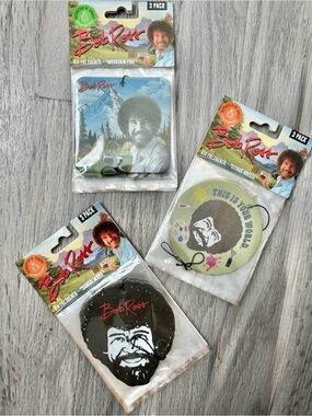 🛍️5️⃣ /💲2️⃣5️⃣🛍️ BOB ROSS 3-Pack Scented Air Freshener (You Pick)